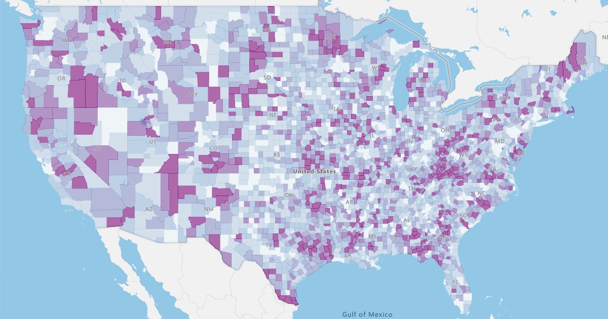 COVID Community Vulnerability Map