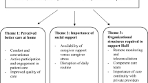 Caring Beyond Hospital Walls: Informal Caregivers’ Experiences In A Virtual And In-Person Hybrid Hospital-At-Home