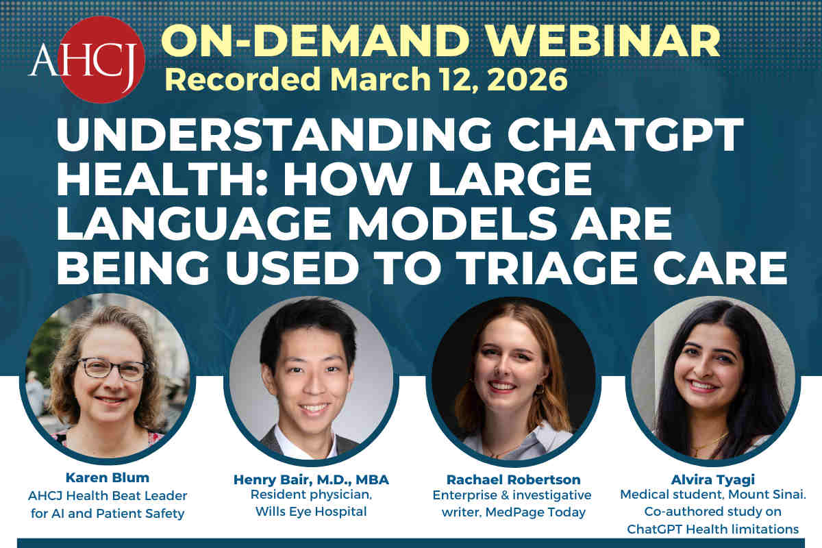 Understanding Chatgpt Health: How Large Language Models Are Being Used To Triage Care