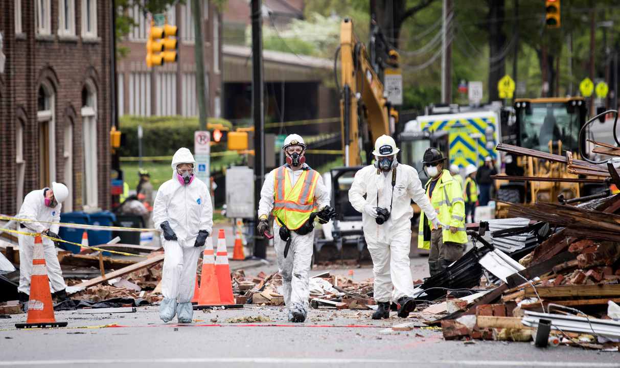 Durham health clinic closed by gas explosion reports looting