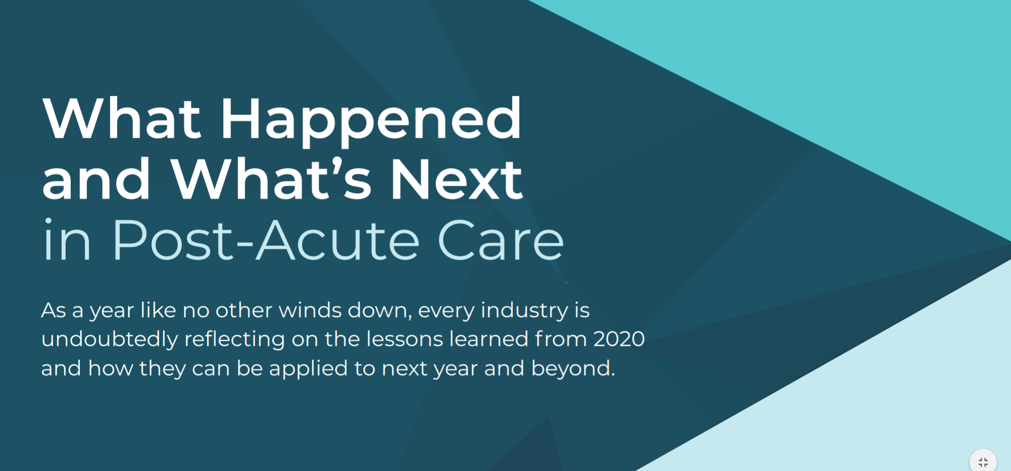 5 Post-Acute Care Industry Trends to Watch in 2021