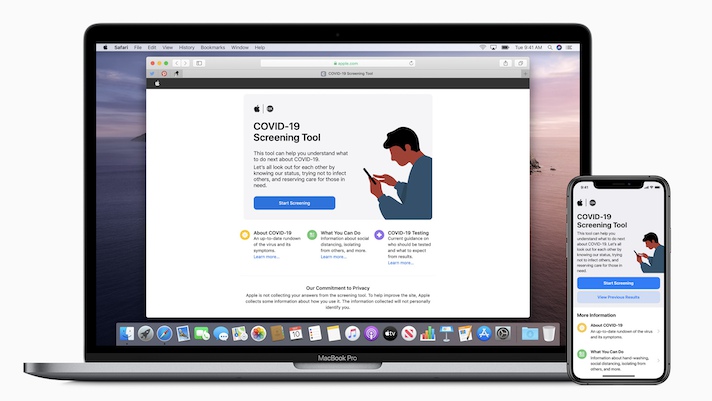 Apple releases COVID-19 screening tool, resource guide