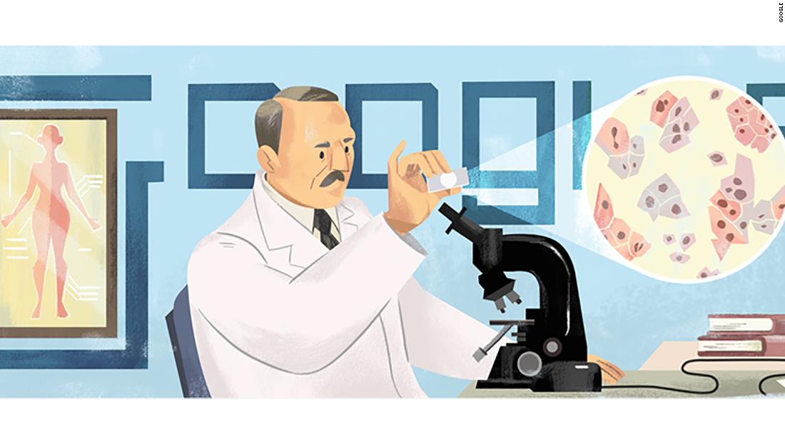 George Papanicolaou celebrated by Google Doodle