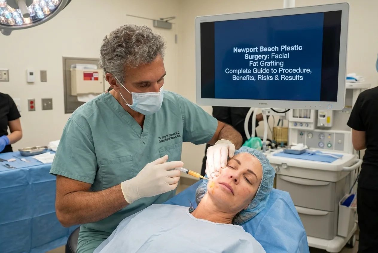 Newport Beach Plastic Surgery: Facial Fat Grafting Complete Guide to Procedure, Benefits, Risks & Results