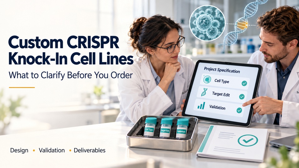 What to Clarify Before Commissioning a CRISPR Knock-In Cell Line