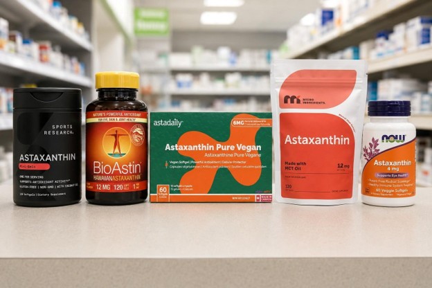 5 Top Astaxanthin Supplements in 2026: Pharmacist Recommended