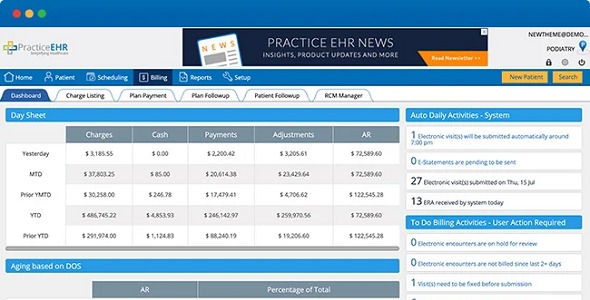 Practice EHR - Revenue Cycle Management