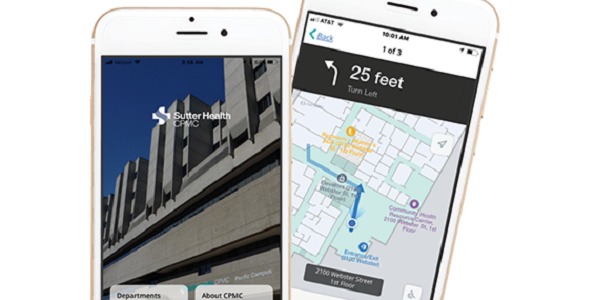 Sutter Health CPMC Wayfinding App