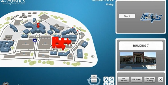 Waytouch Premier™ Hospital Digital Signage Wayfinding