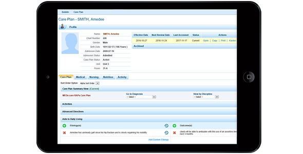 MED e-care's Care Management