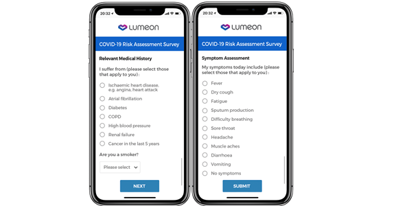 Lumeon: COVID-19 Remote Home Monitoring