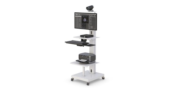Mobile Telehealth Remote Communications Cart