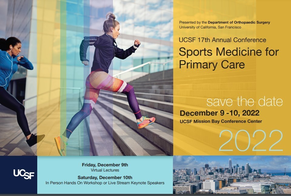 UCSF 17th Annual Conference Sports Medicine for Primary Care