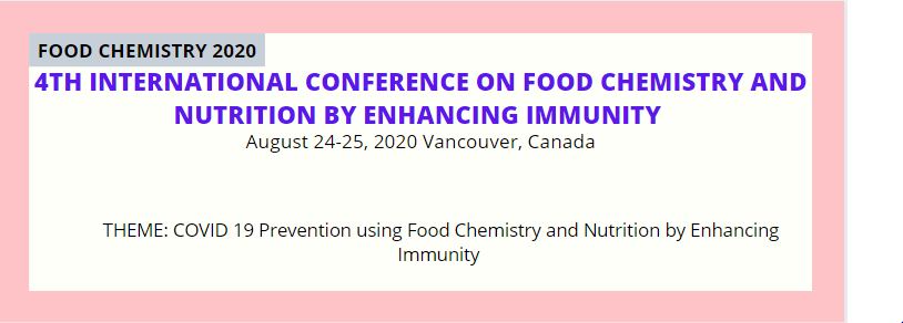 4th International Conference on Food Chemistry, Nutrition and Safety