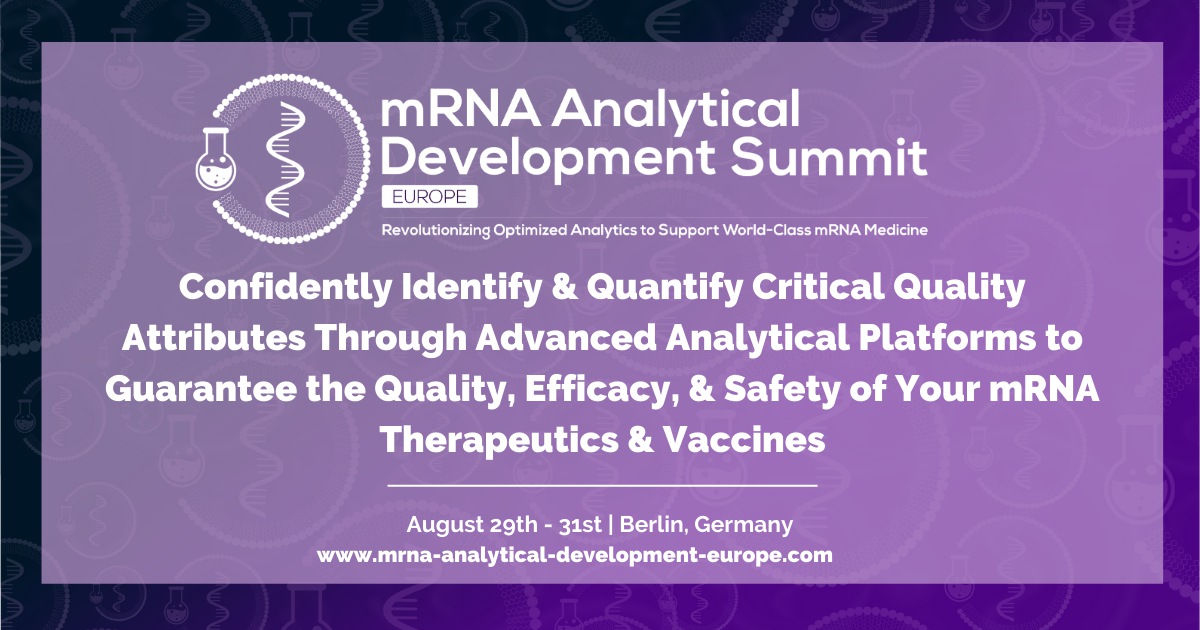 mRNA Analytical Development Summit Europe 2023