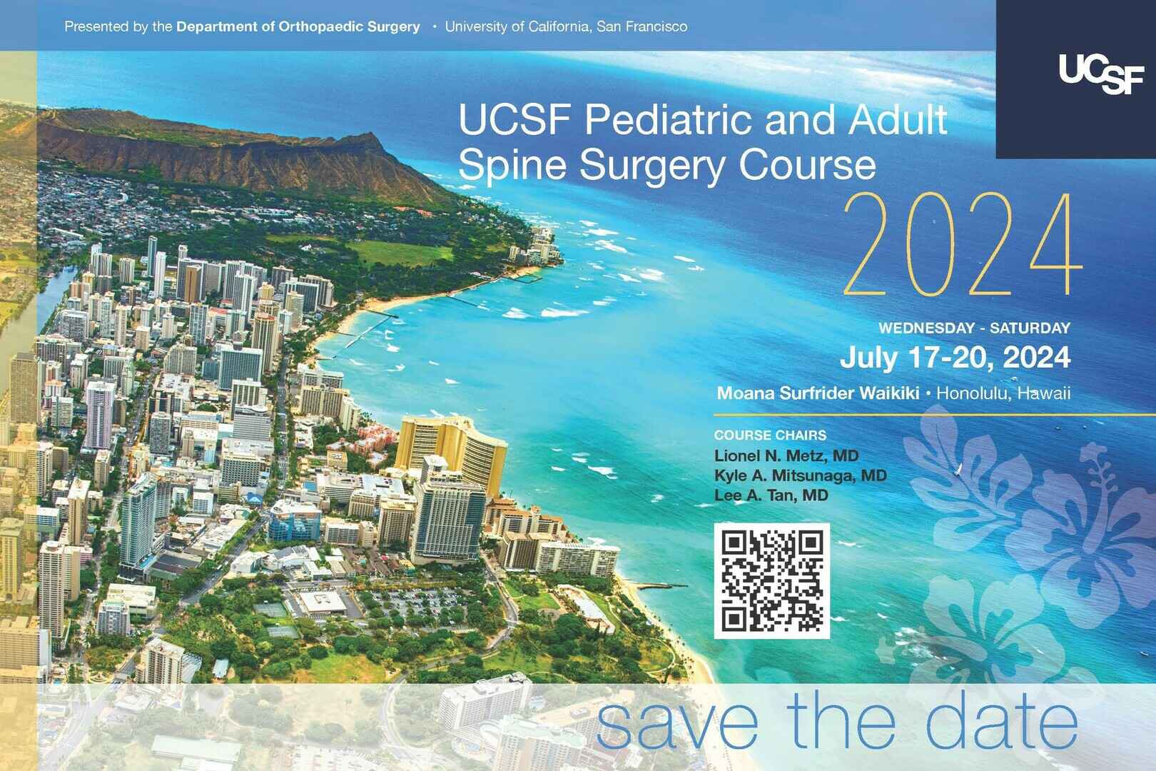 UCSF Pediatric and Adult Spine Course 2024