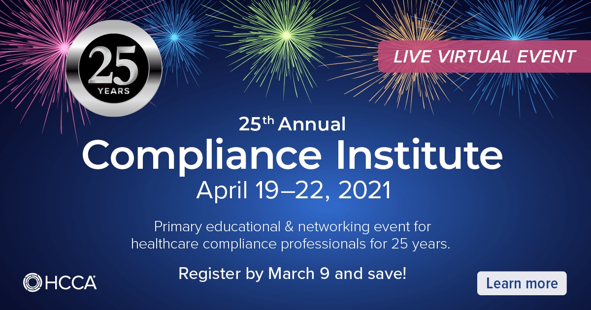 25th Annual Compliance Institute