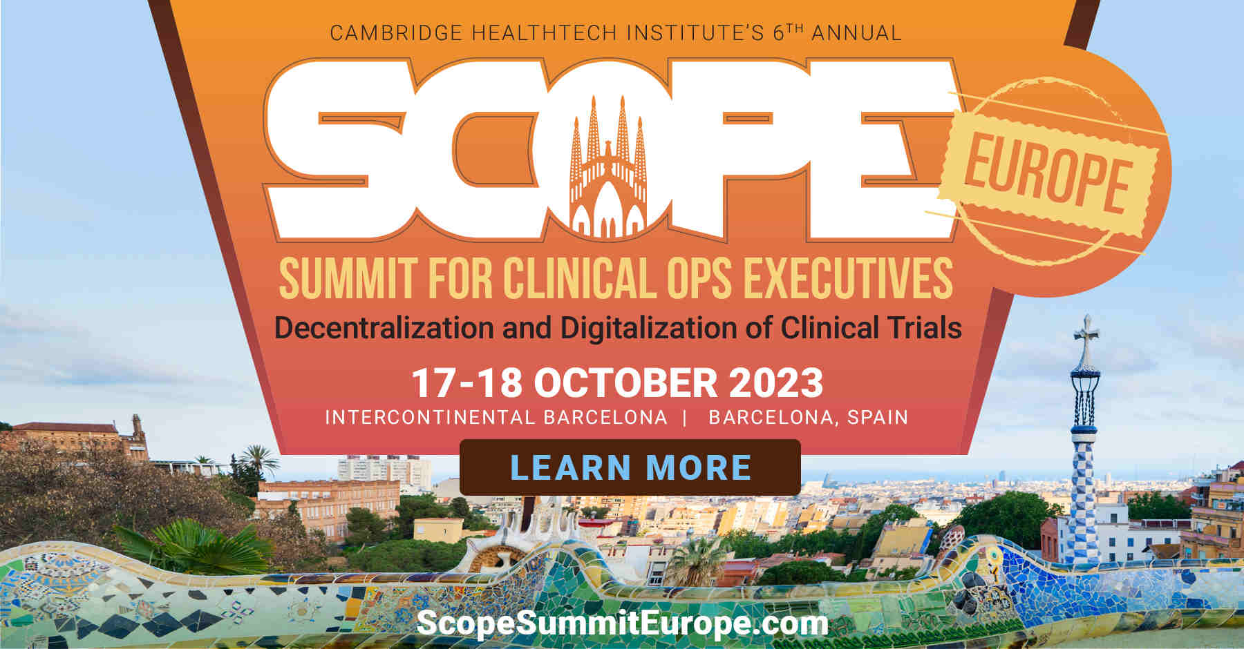 6th Annual SCOPE Europe: Summit for Clinical Ops Executives