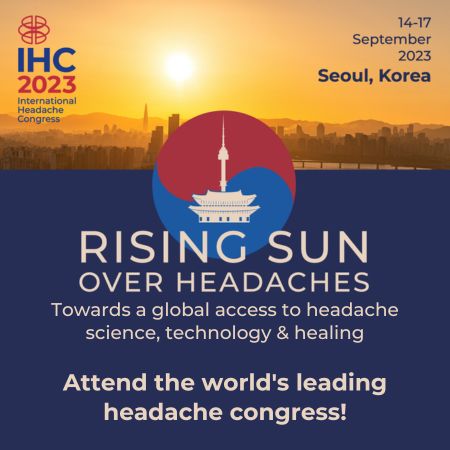 The International Headache Congress | IHC 2023 | Seoul, Republic of Korea | 14-17 September 2023