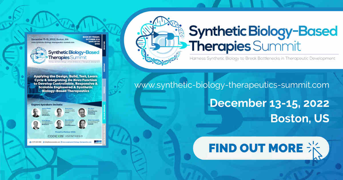 Synthetic Biology-Based Therapies Summit 2022