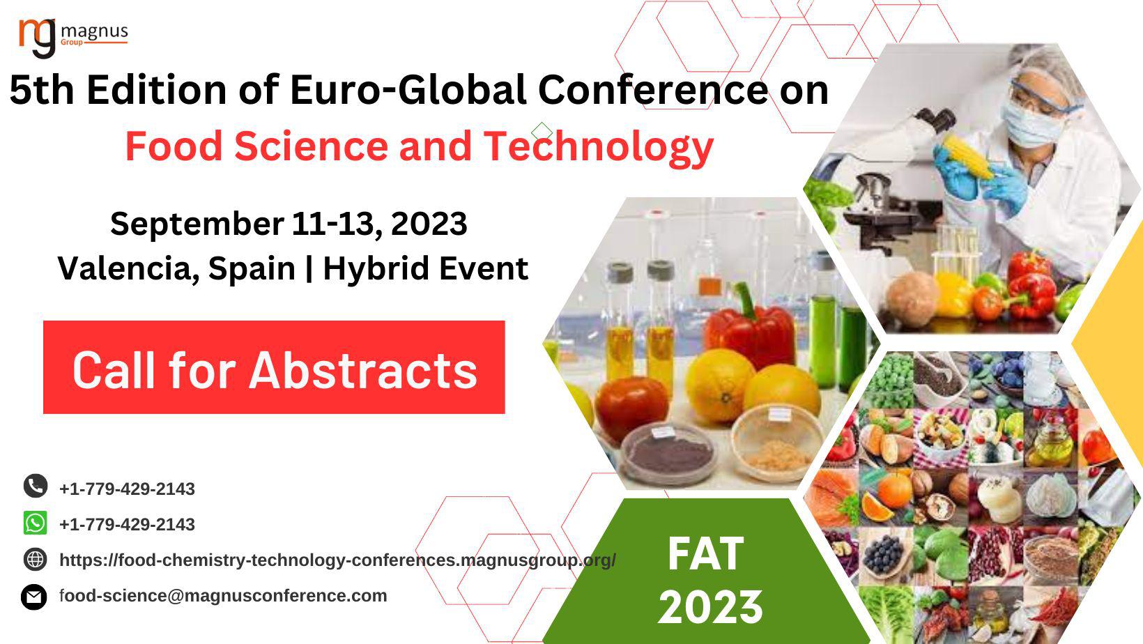 5th Edition of Euro-Global Conference on Food Science and Technology