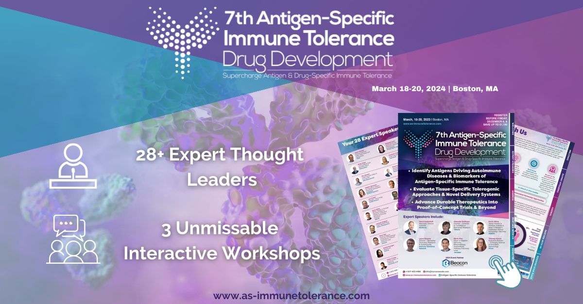 7th Antigen Specific Immune Tolerance Summit 2024