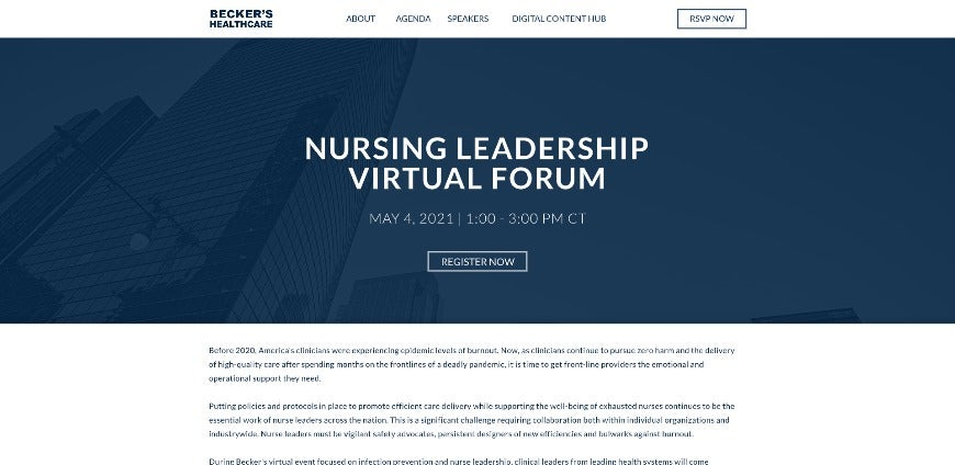 Nursing Leadership Virtual Event
