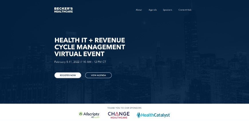 Health IT + Revenue Cycle Management Event 2022