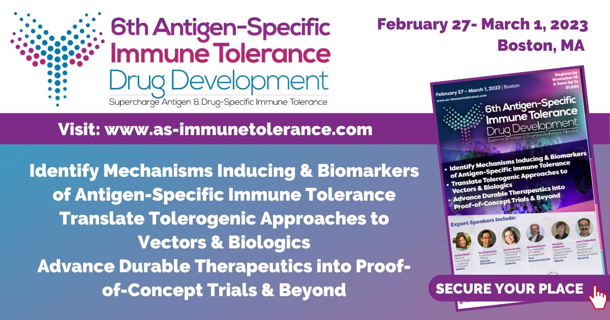 6th Antigen-Specific Immune Tolerance Summit- Boston
