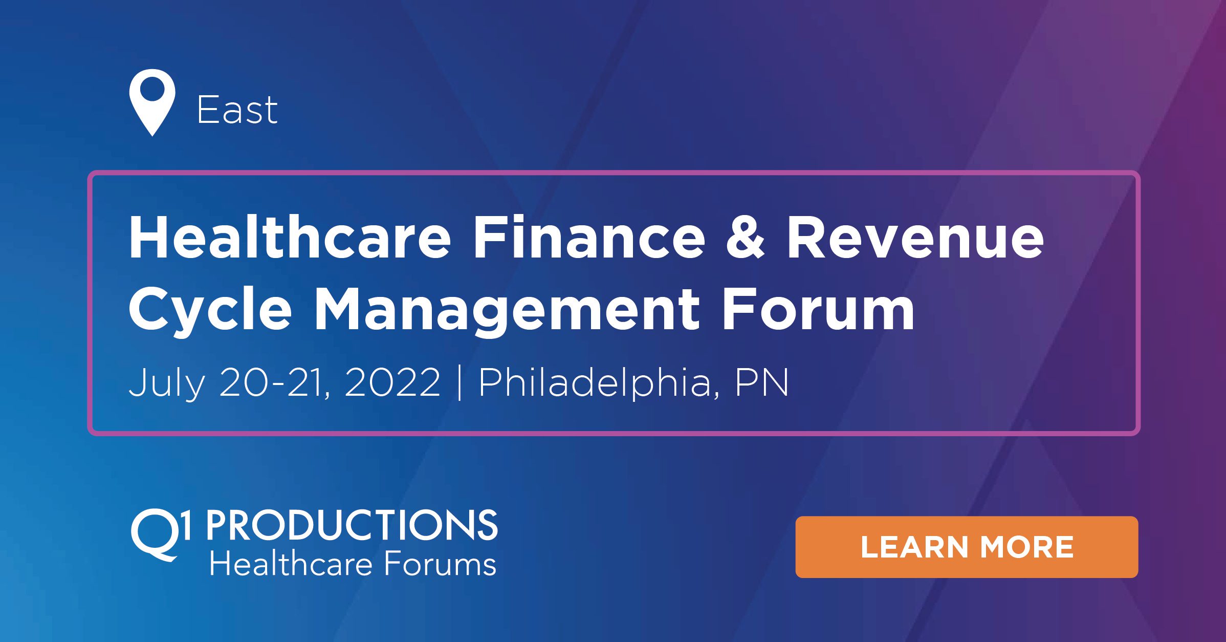 Healthcare Finance & Revenue Cycle Management Forum
