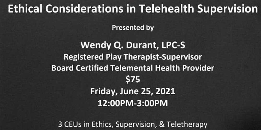 Ethical Considerations in Telehealth Supervision