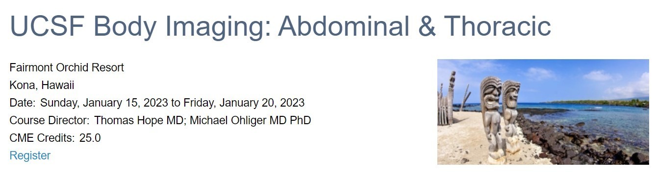 UCSF Body Imaging: Abdominal and Thoracic
