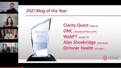 Blog of the Year (Health IT) - HITMC Awards