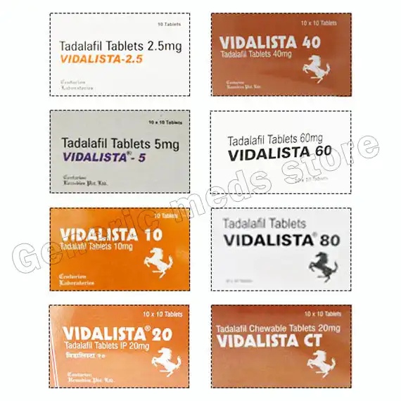 Vidalista Online: 20mg, 40mg, 60mg, 80mg