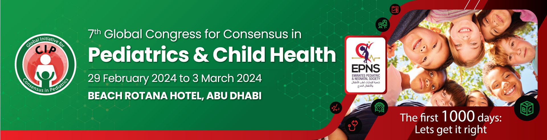 CIP 2024 - 7th Global Congress for Consensus in Pediatrics and Child Health