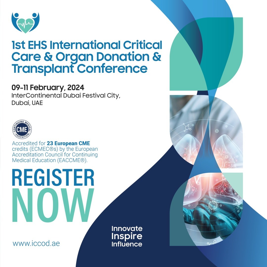 1st EHS International Critical Care and Organ Donation and Transplant Conference