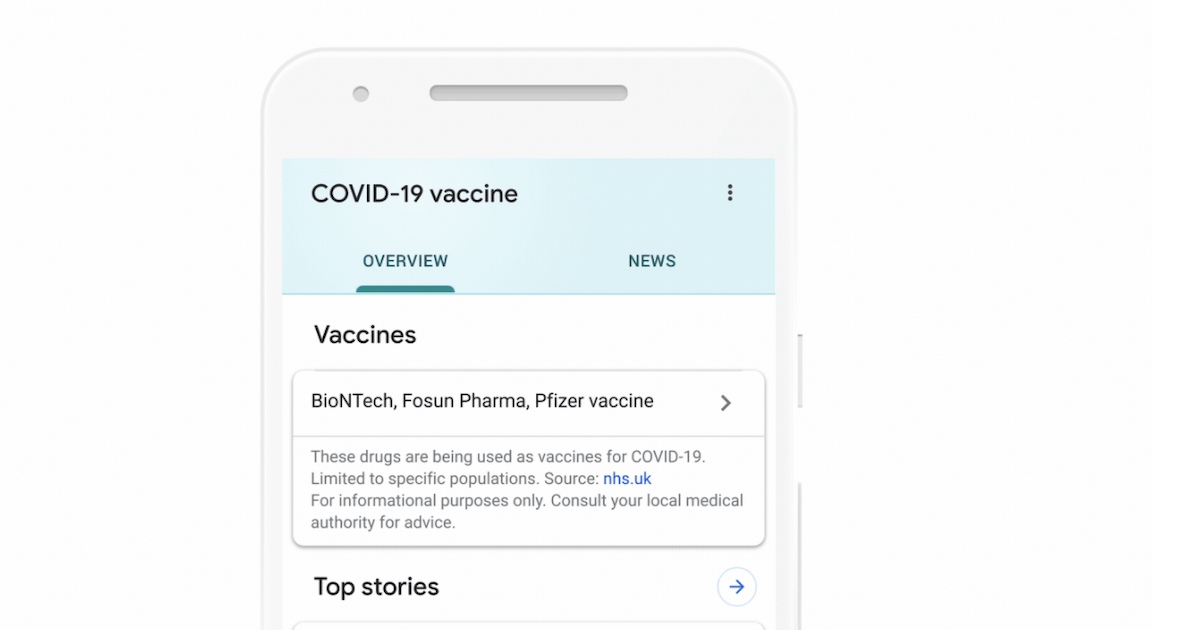 Google takes on COVID-19 vaccine misinformation