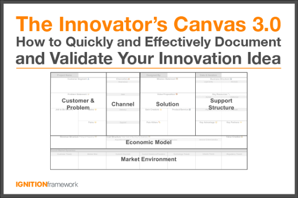 Innovator's Canvas 3: How to Quickly and Effectively Document and Validate Your Innovation Idea