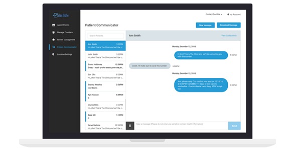 Doctible's Patient Communicator