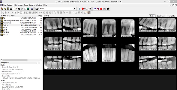 MiPACS Dental Enterprise Viewer