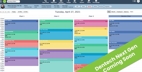 Dentech's Dental Practice Management Software