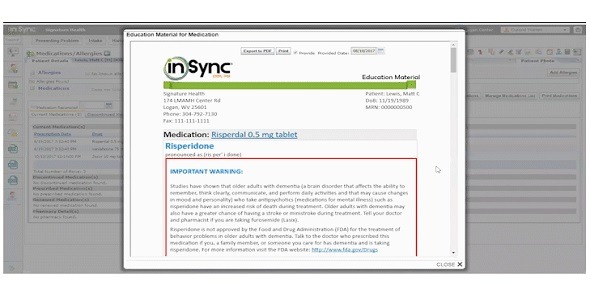 Insynchcs - ePrescribing  Software