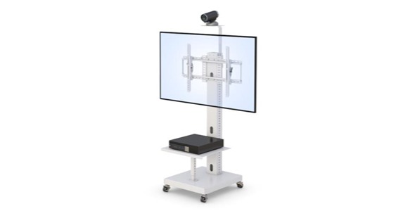 Video Conferencing Mobile Cart for Virtual Meetings