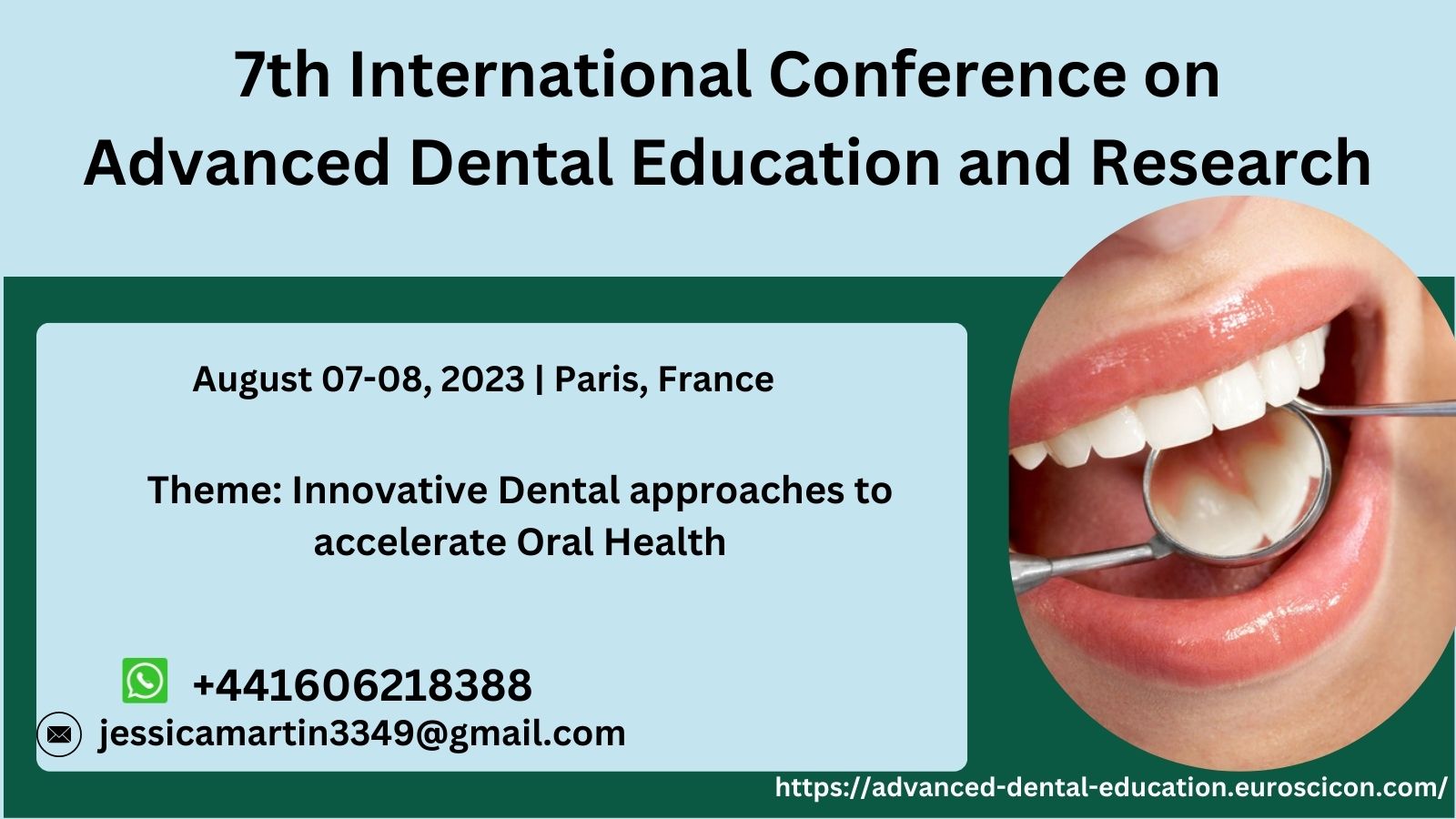 Top Advanced Dental Education 2023| advanced dental Congress