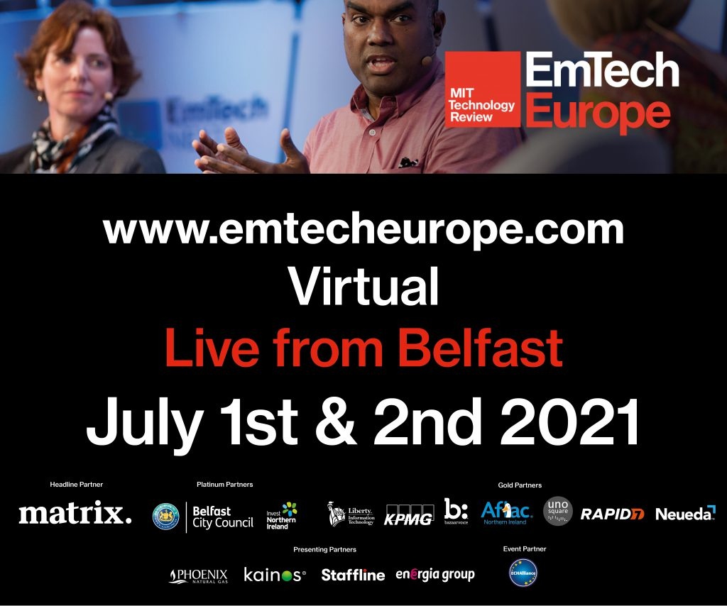 EmTech Europe 2021 – Forging a Brighter Future