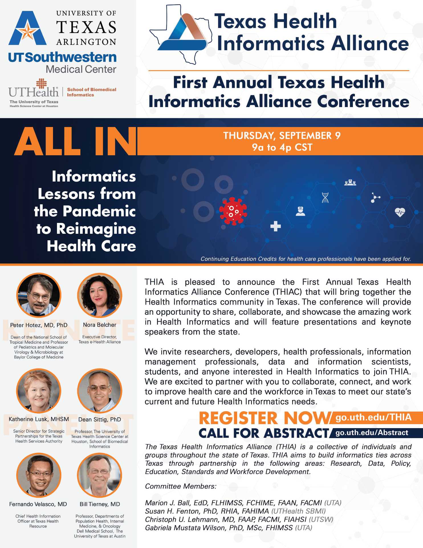 Texas Health Informatics Alliance 2021