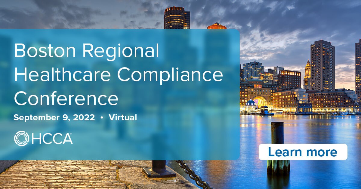 2022 Boston Regional Healthcare Compliance Conference